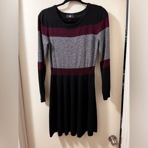 iZ Byer Colorblock Sweater Dress size XL